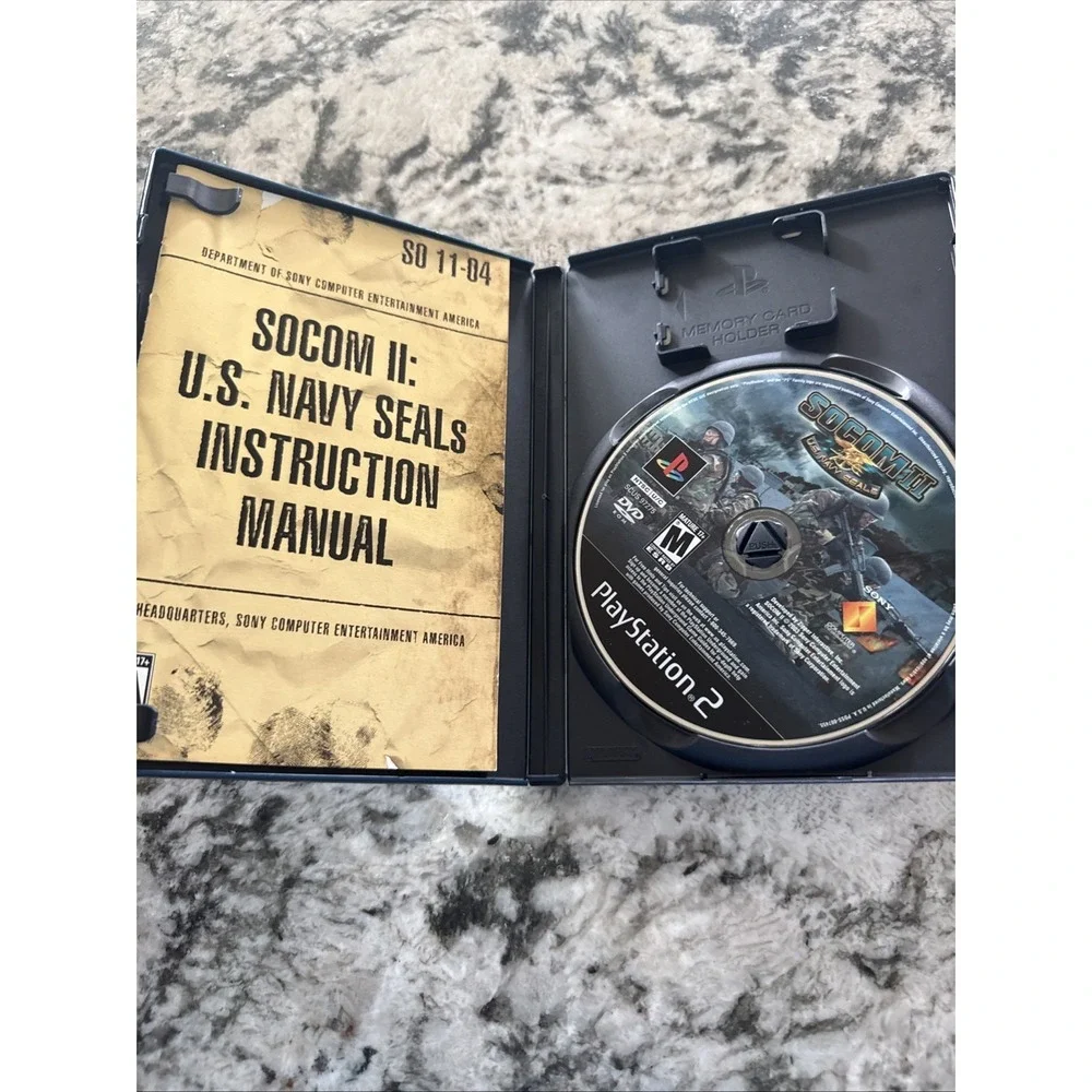 SOCOM 2: US Navy Seals (PlayStation 2) Good TESTED Working Complete CIB PS2